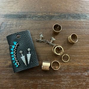 Free people and H&M Ring and earrings bundle sale
